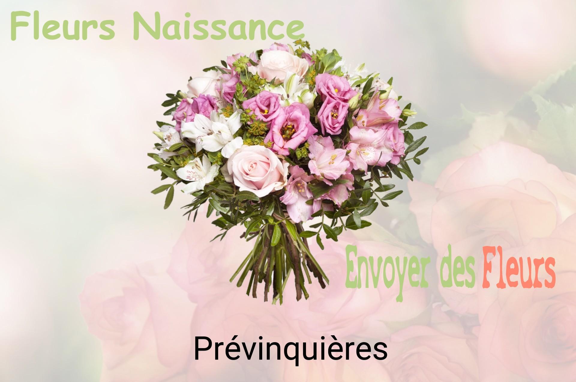 Bouquet de fleurs de naissance livré à Prévinquières